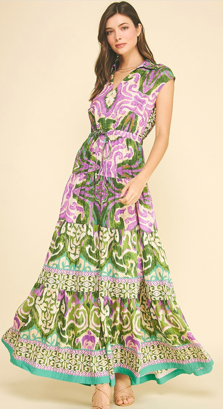 bohemian maxi dress pattern V Neck Dress Sewing Pattern , Maxi Dress Sewing Pattern , Bohemian Dress Pattern , Flared Sleeve Dress Pattern , PDF Digital Sewing Pattern