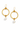 Golden Halo Pearl Drop Earrings