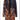 Brown & Black Floral Open Front Shawl Sweater Coat