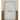 4x6 Wood and cream color frame with Gold trim