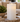 LED Fountain water candle on coffee table with greenery