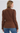 back of jacket shown on model with puff sleeve and cinch waist