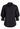 black button up collared shirt with ruched sleeve