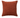 18" Rust Chenille Waffle Weave Pillow with Cotton Back