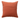18" Rust Chenille Waffle Weave Pillow with Cotton Back