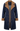Denim Sherpa Trimmed Notch Jacket