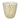 Glass Tealight Holder with Embedded Sequins, Gold Finish