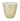 Glass Tealight Holder with Embedded Sequins, Gold Finish