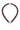Plum Agate Charm Necklace