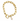 Gold Chain Link Braclet with Pearl Drop
