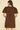 Corduroy Embroidery Detailed Chocolate Dress
