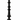 Black & Gold Taper Candleholder, 13.25"