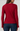 Deep Cranberry Long Sleeve Scoop Neck Ribbed LS Knit Top