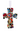 Polka Dot Flower Ceramic Cross
