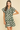 Geometric Print Tunic Dark Green Dress