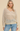 Golden Open Knit V-Neck Sweater