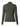 An olive green long-sleeve athletic top shown from the back, featuring a mock neck collar and fitted silhouette, displayed on a clean white background.