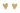 Panera Heart Pearl Stud