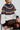 Fair Isle Navy Multi Raglan Crew Neck Sweater