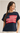 American Flag Patched Washed Casual Top