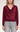 Long Sleeve Drape Neck Woven Sweater