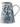 7.25" Blue & White Porcelain Chinoiserie Pitcher