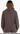 back view of 1/2 zip modal long sleeve sweatshirt
