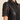 Black Belmont Vegan Leather Lace Cutout Detail Dress