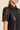 Black Belmont Vegan Leather Lace Cutout Detail Dress