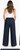 back view of drawstring denim pant with pocket
