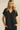 V-Neck Short Sleeve Modal Scuba Top