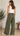 Olive Ease Pintuck Pants