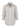 A long-sleeve button-up shirt with vertical dark brown stripes on a cream background, featuring gathered cuffs and a chest pocket.