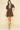 Corduroy Embroidery Detailed Chocolate Dress