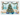 A festive coastal Christmas scene with a decorated tree in front of a beach window, garlands, stockings, wrapped gifts, and the words 'Coastal Christmas' at the top. The artwork has a soft pastel palette with blue, green, beige, and white tones.