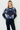 All Over Navy Pattern Sweater