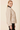 Faux Fur Cable Knit Beige Jacket