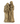 clean background photo of gilded gold holy family figurine