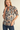 Earthtones Painted Medallion Blouse