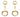 Tank Gold Earring
