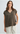 Textured Satin V-Neck Dolman Truffle Blouse