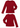Deep Cranberry Long Sleeve Scoop Neck Ribbed LS Knit Top
