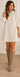 Faux Suede Exagerated Sleeve Dress