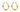 Sylvia Gold Rope Hoops