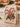 Cream & Gold Candy Cane Tea Towel