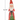 A vintage-style Santa Claus figurine holding a small green Christmas tree, shown against a white background with a vertical height measurement marker indicating 9.75 inches.