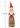 A vintage-style Santa Claus figurine holding a small green Christmas tree, shown against a white background with a vertical height measurement marker indicating 9.75 inches.