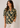 Olive Grove Floral Blouse with Bow Tie Sleeve