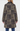 Olive & Black Multi Plaid Snap Front Coat