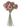 12" Pink Ranunculus Bundle with Flocked Stem